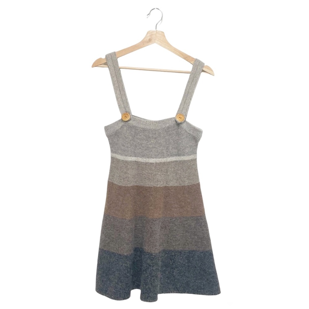 Free People Wool Earthy Tone Knit Dress